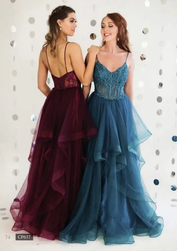 Aubrey Burgundy and Emerald