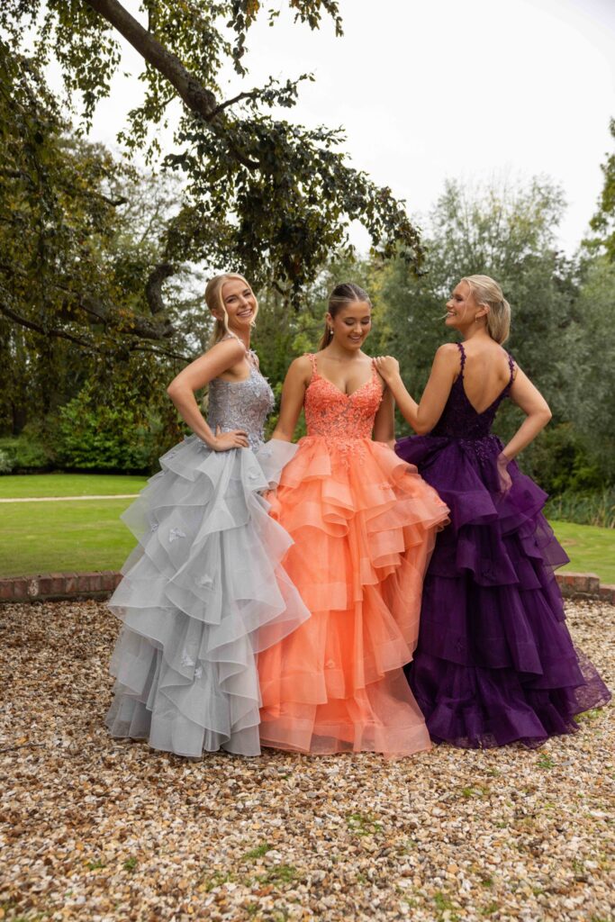 Lucia — Ballgown Prom Dress — Dove Grey