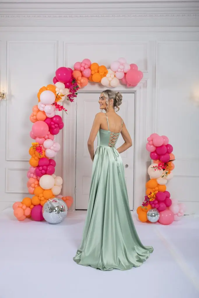 Tova — A-line Prom Dress — Mint Green