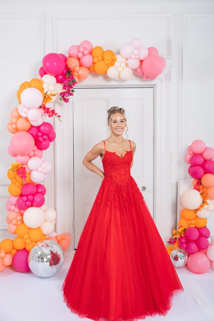 Halinka — Ballgown Prom Dress — Bright Red