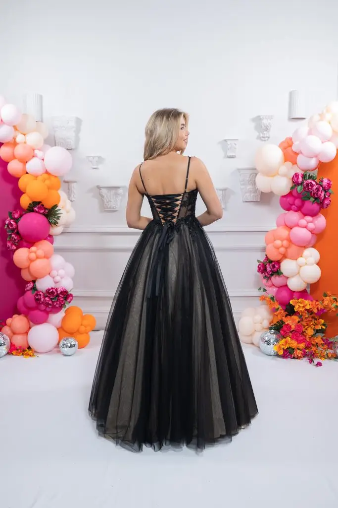 Eliza — Ballgown Prom Dress — Onyx Black