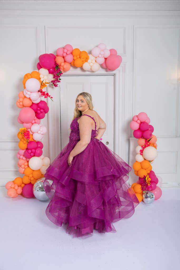 Natalia — Ballgown Prom Dress — Plum
